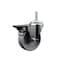 Service Caster 4 Inch Semi Steel Wheel Swivel 58 Inch Threaded Stem Caster with Brake SCC SCC-TS20S414-SSS-PLB-58212 - alternate 1
